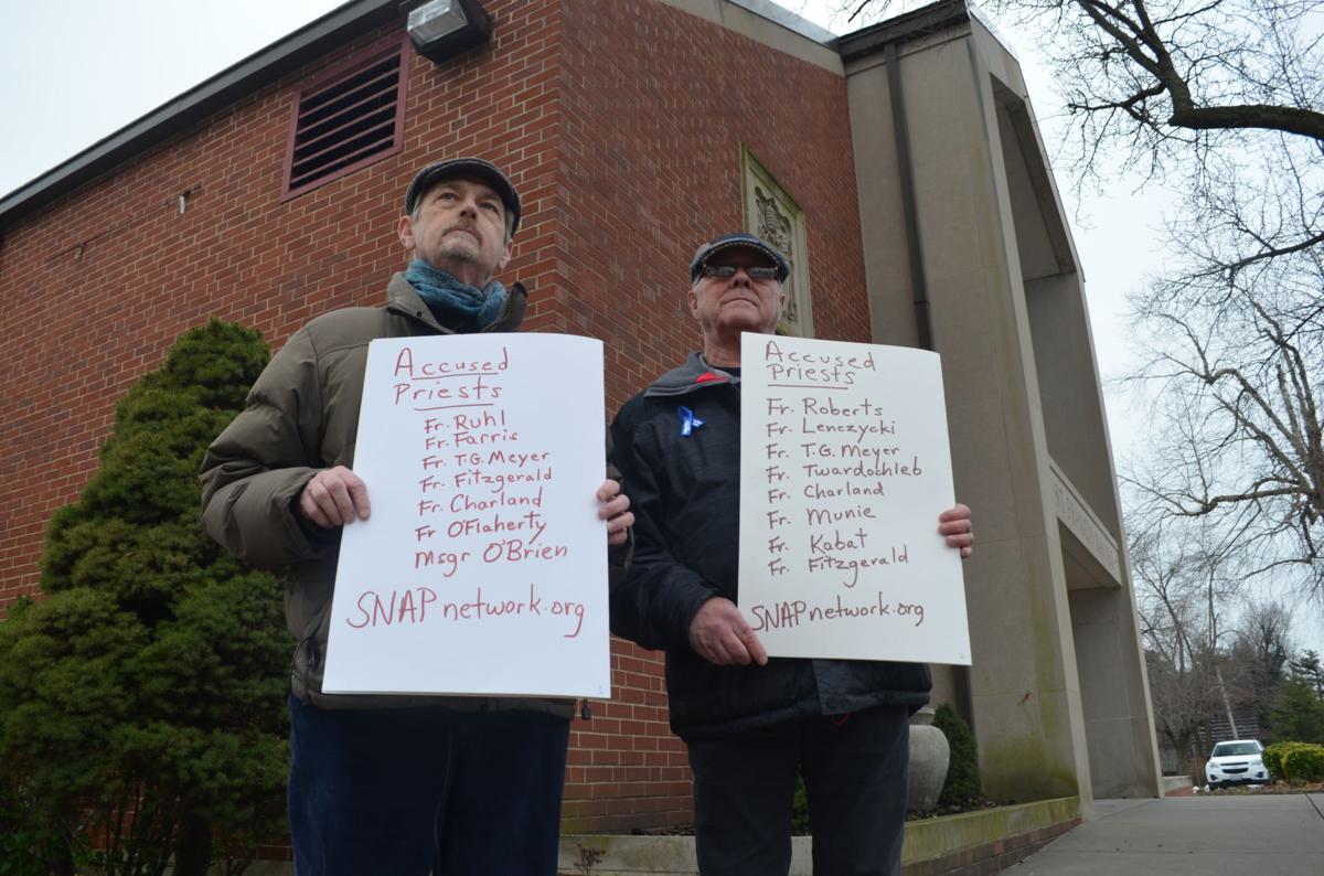 David Clohessy and Larry Antonsen, of SNAP, the Survivors Network of those Abused by Priests, believe names need to be added to the list of priests accused of sexual misconduct published by the Catholic Diocese of Belleville, which covers Southern Illinois.