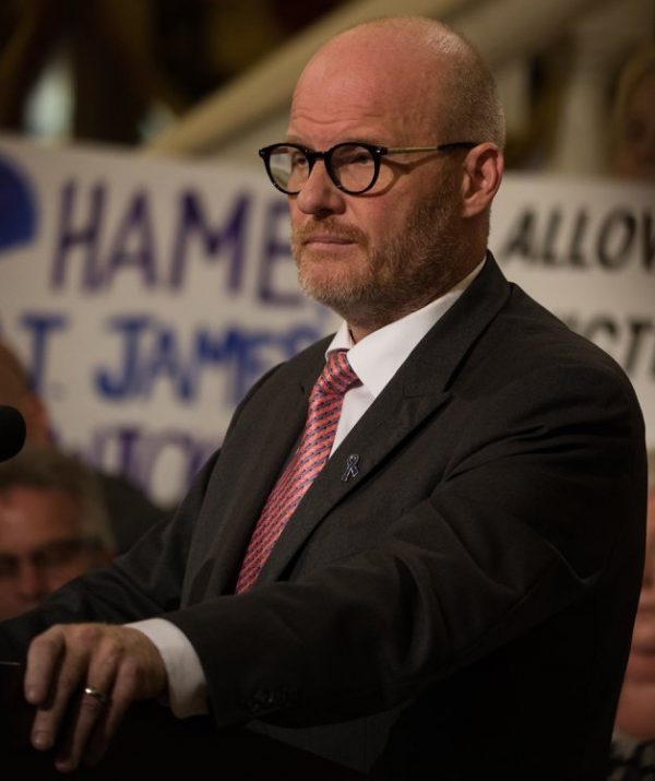 Shaun Dougherty, a former Catholic altar boy who reported he was abused by a priest, seeks statute of limitations reform.