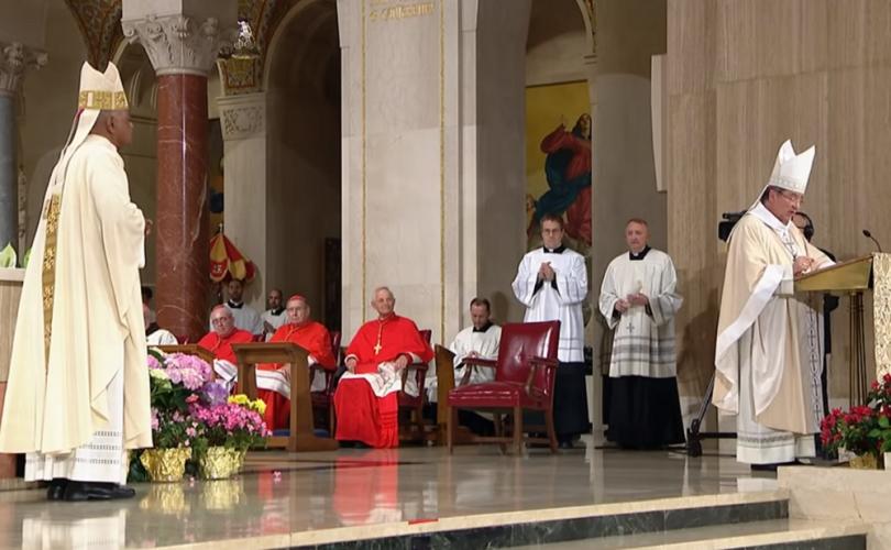 Abp. Wilton Gregory's installation Mass at the Basilica of the National Shrine of the Immaculate Conception, Washington, D.C., May 21, 2019.