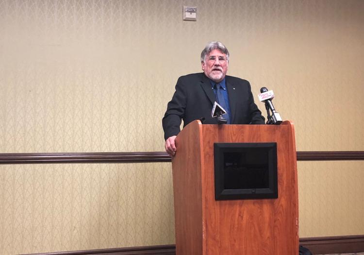 Stephen Brady, president and founder of the activist organization Roman Catholic Faithful, held a press conference to discuss the Monsignor Craig Harrison case on Wednesday.