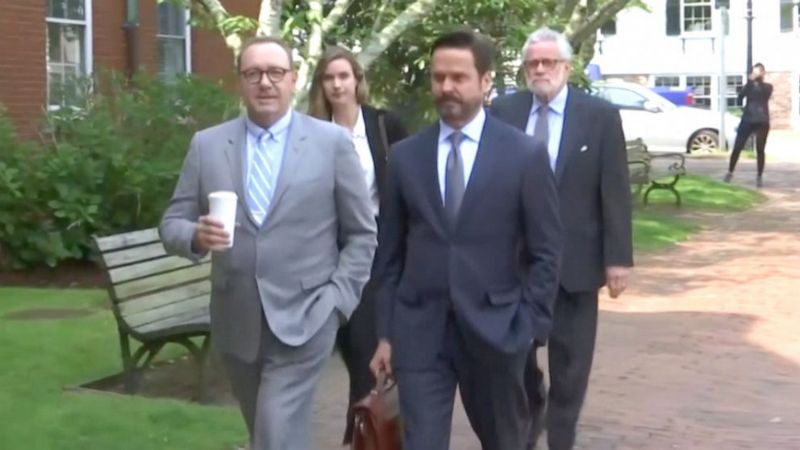 In a surprise appearance, Kevin Spacey returns to court on Nantucket for pre-trial hearing in sex assault case