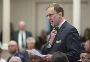 Rep. Martin Lalonde, D-South Burlington, was the sponsor of H.330, a law extending the statute of limitations for civil suits brought by victims of child sex abuse against their abusers. Photo by Glenn Russell/VTDigger