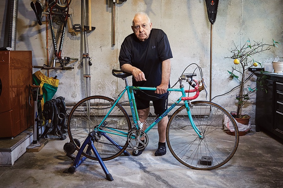 After surgery that didn’t go as planned, Charles Antonio, once a semipro cyclist, can no longer ride the roads nor fully raise his arms. / Photo by Jonathan Kozowyk
