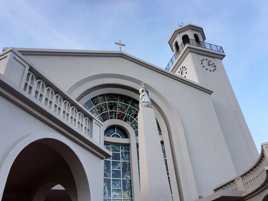 The Dulce Nombre de Maria Cathedral-Basilica in Hagatna is shown in this file photo. (Photo: PDN file photo)