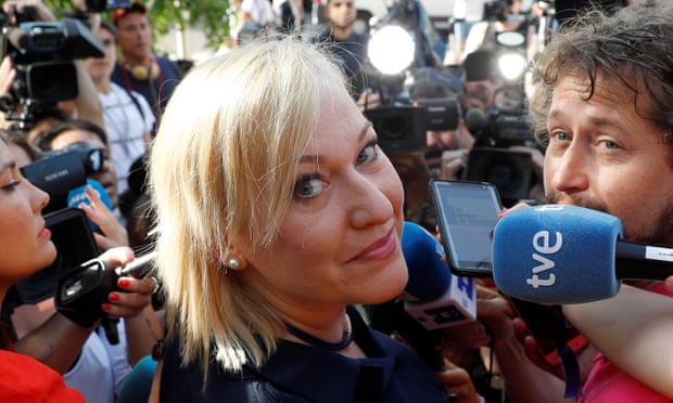Ines Madrigal, pictured in 2018, said she discovered that her biological mother died in 2013. Photograph: Chema Moya/EPA