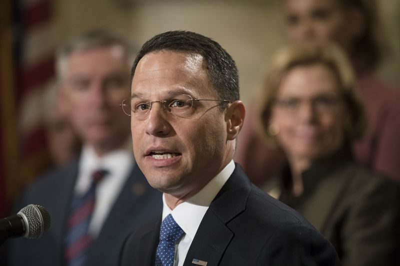 Pennsylvania Attorney General Josh Shapiro says of the 1,862 calls reported to the clergy abuse hotline in the last year, 90% of those calls concerned allegations of abuse or cover-ups within the Catholic Church. The rest were about institutions or people outside the Catholic Church. (Matt Rourke/AP)
