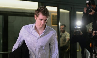 Brock Turner leaves the Santa Clara County Main Jail in San Jose, California, 2016. Photograph: Dan Honda/AP