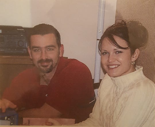 Wes Feltner with JoAnna Hendrickson at her parents' house in Christmas 2002. (Photo: Contributed/JoAnna Hendrickson)