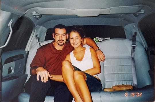 Megan Frey, then 18, with Wes Feltner in Las Vegas on Aug. 19, 2002. (Photo: Contributed/Megan Frey)
