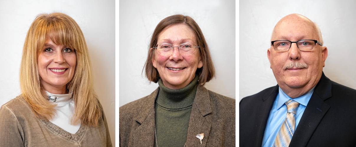 Brenda Burge, C. Lee Bennett and Norman F. Charest. CONTRIBUTED PHOTO