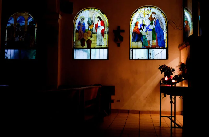 Inside Our Lady of the Incarnation. (Elizabeth Conley/Houston Chronicle)