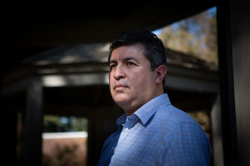 Ricardo Torres in Sacramento, California. Torres says he was abused by Pinal beginning at the age of 15. (Rachel Bujalski for ProPublica)