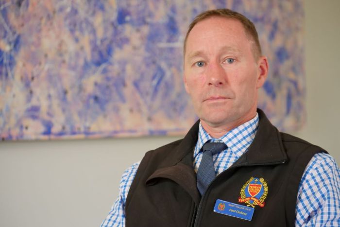 PHOTO: Paul Clohesy was appointed principal of Trinity College Colac in 2019. (ABC News: Steven Schubert)