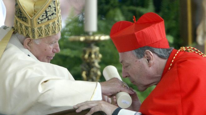 Pope John Paul II appointed Pell a cardinal in 2003