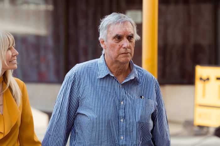 PHOTO: Anthony Paul Webb has pleaded not guilty to failing to report an incident of child sexual abuse. (ABC News: Hugh Sando)