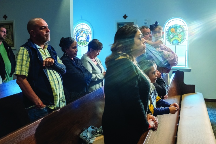 Parishioners in Amarillo, Texas (Bill McCullough)