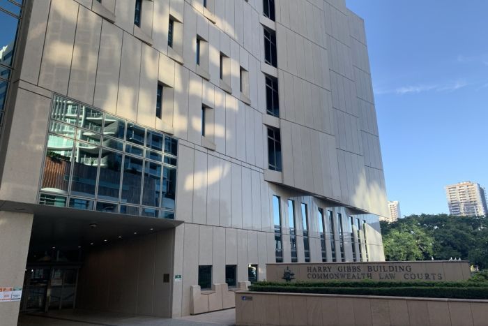 PHOTO: Just three journalists were allowed inside the High Court registry in Brisbane as Chief Justice Kiefel delivered the unanimous acquittal. (ABC News: Kate McKenna)