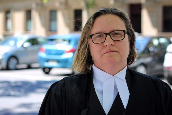 PHOTO: Vivian Waller represents witness J and said he was "disappointed but respectful" of the court's decision. (Supplied.)