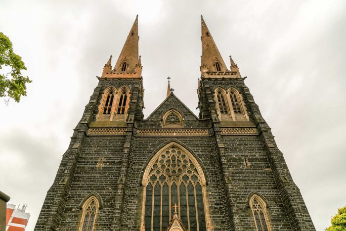 PHOTO: The man known as Witness J was a member of the choir at Melbourne's St Patrick's Cathedral in the 1990s. (ABC News: Danielle Bonica)