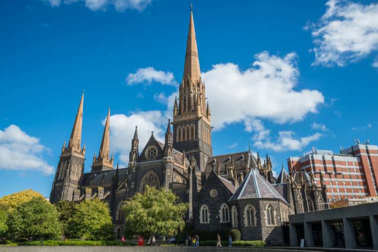 Saint Patrick cathedral Melbourne. Credit: Boyloso/Shutterstock