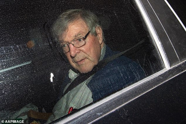 Cardinal George Pell is reportedly under police investigation after a new accuser brought forward fresh child abuse allegations. Pictured: Pell arrives at the Seminary Of The Good Shepherd in Sydney on April 8
