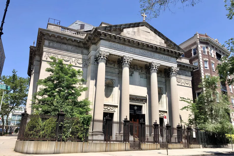 The Church of Notre Dame in Morningside Heights, July 5, 2020. Virginia Breen/THE CITY