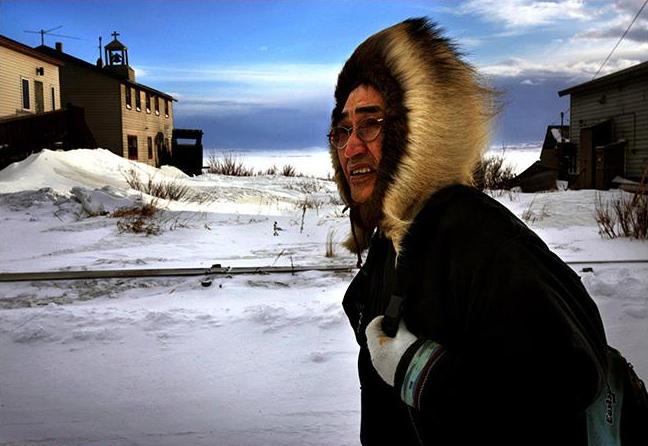 Teddy Atchak in St. Michael AK, February 2005. Photo by Damon Winter.