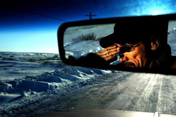 Thomas Cheemuk, February 2005. Photo by Damon Winter.