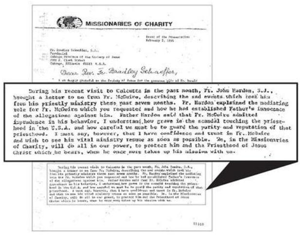 Letter to Schaeffer