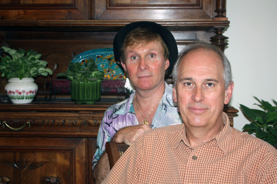 Alain Beret, left, and James Fairbanks had planned to purchase the Chester Whitin Lasell estate in Northbridge from the Roman Catholic Diocese, but their deposit was returned and they believe it is because they are a gay couple, Photo Credit: Deborah Gauthier