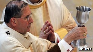 Newly released files show Cardinal Mahony, 76, helped shield accused priests from investigation