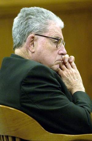 Former Catholic priest John Feeney during his criminal trial in 2004. / File/Gannett Wisconsin Media