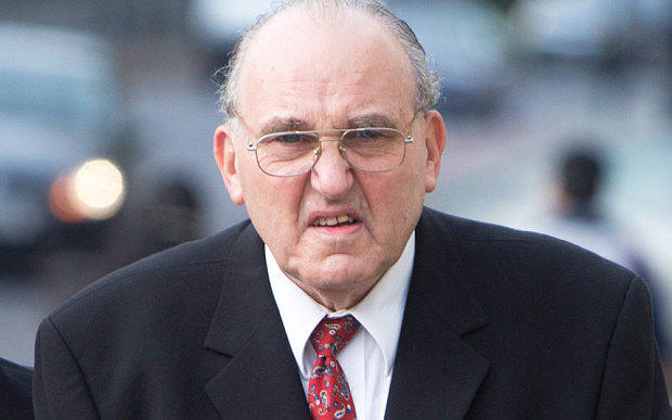 File photo: Howard Curtis, 72, former senior minister of the Coulsdon Christian Fellowship, south London, allegedly ran a "cult" where grown women were persuaded to strip naked so he could spank them over his knee for his own pleasure Photo: National Pictures