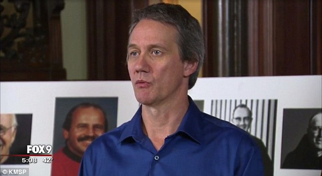 Victim Troy Bramlage, who has waived his right to anonymity to help encourage other survivors to tell the authorities about the abuse they suffered