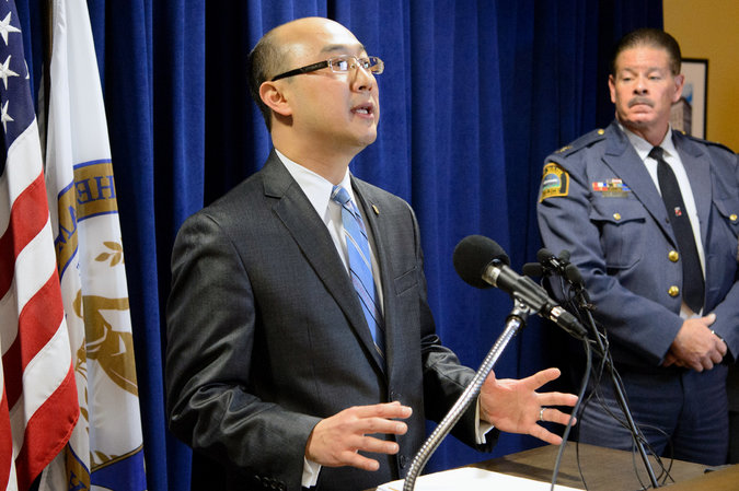 John J. Choi, the Ramsey County prosecutor, at a news conference in St. Paul on Friday.