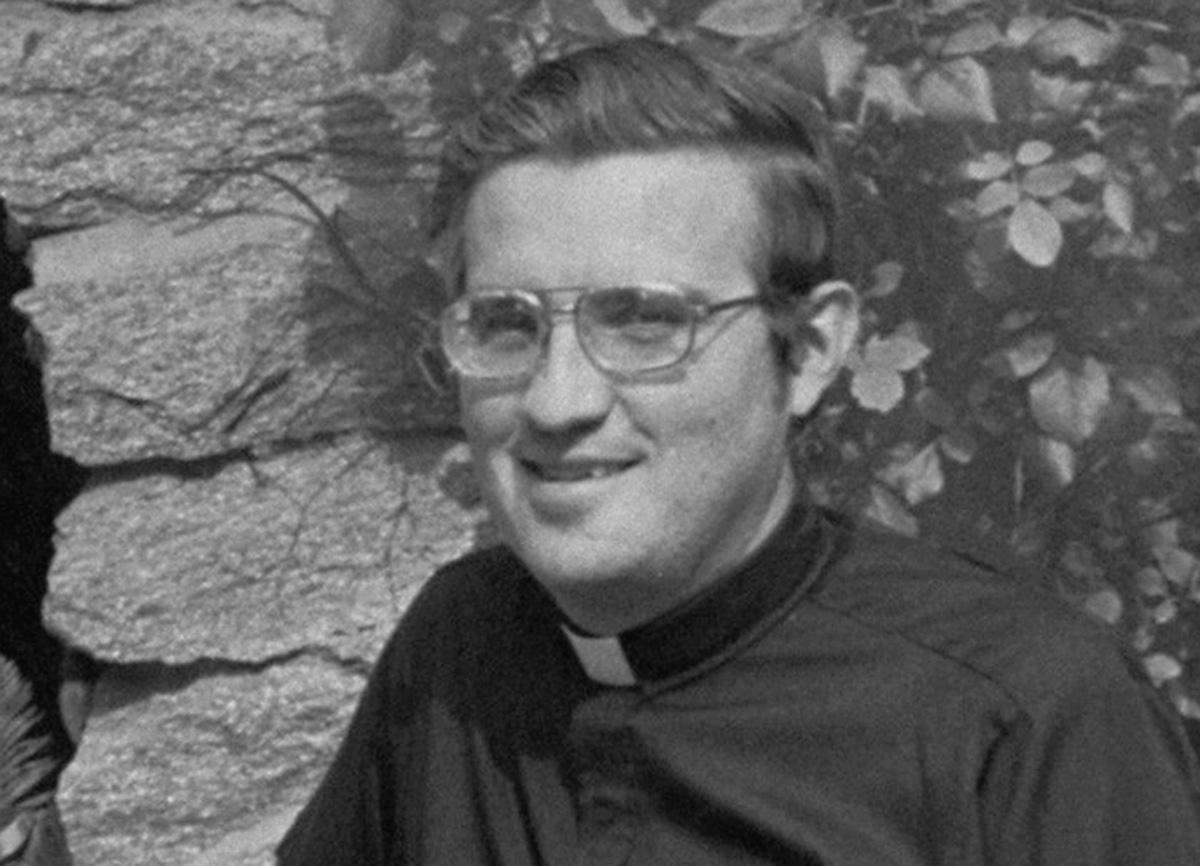 Father Adam Prochaski at Holy Cross Church. (MIDDLEMISS, TOM)