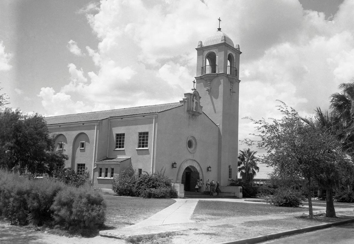 Sacred Heart Catholic Church in Edinburg, Texas. (BETTMANN ARCHIVE)