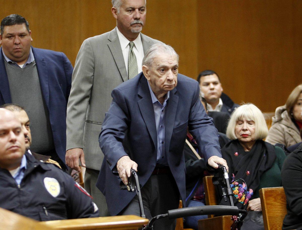 John Feit pictured before the verdict was read for the 1960 murder of Irene Garza. (NATHAN LAMBRECHT/AP)