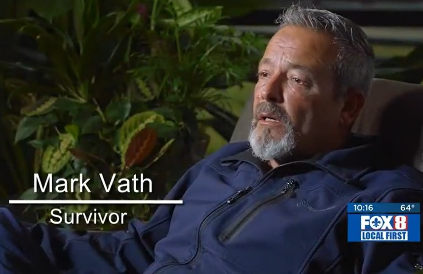 Survivor Mark Vath. 