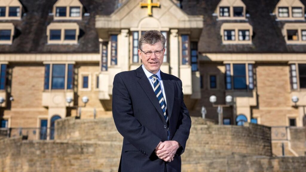 Robin Dyer, the head, says Ampleforth has dropped its “defensive arrogance” ANDREW MCCAREN FOR THE TIMES