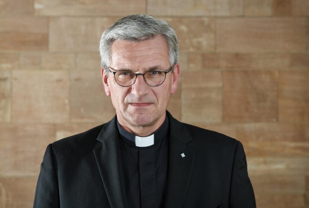 German Auxiliary Bishop Dominik Schwaderlapp of Cologne is pictured in a Sept. 24, 2019, photo. Bishop Schwaderlapp has been relieved of his duties following findings in a report released March 18, 2021, on how clergy handled abuse cases in the Archdiocese of Cologne. (CNS photo/Julia Steinbrecht, KNA)