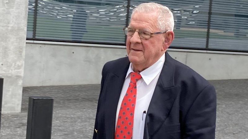 Neville Creen, a former Queensland Catholic priest, leaves Brisbane Supreme Court on Friday. Credit: Toby Crockford