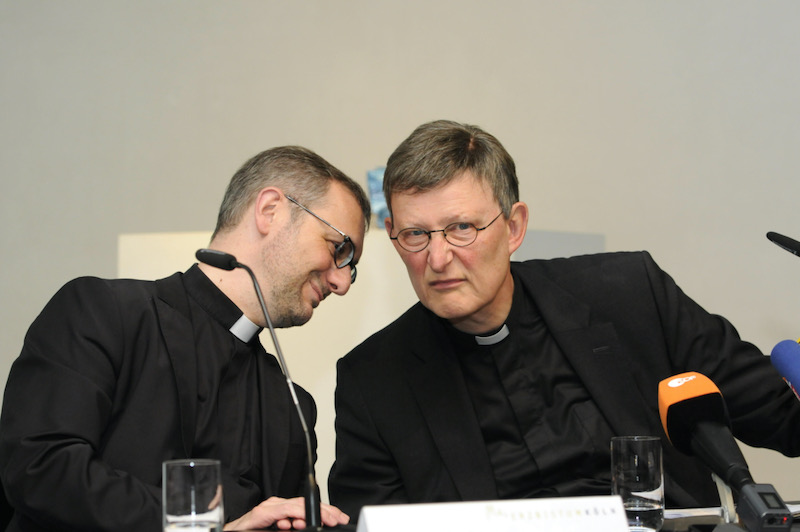 Archbishop Stefan Heße, left, pictured here with Cardial Rainer Maria Woelki in 2014. Horst Galuschka / dpa / Alamy