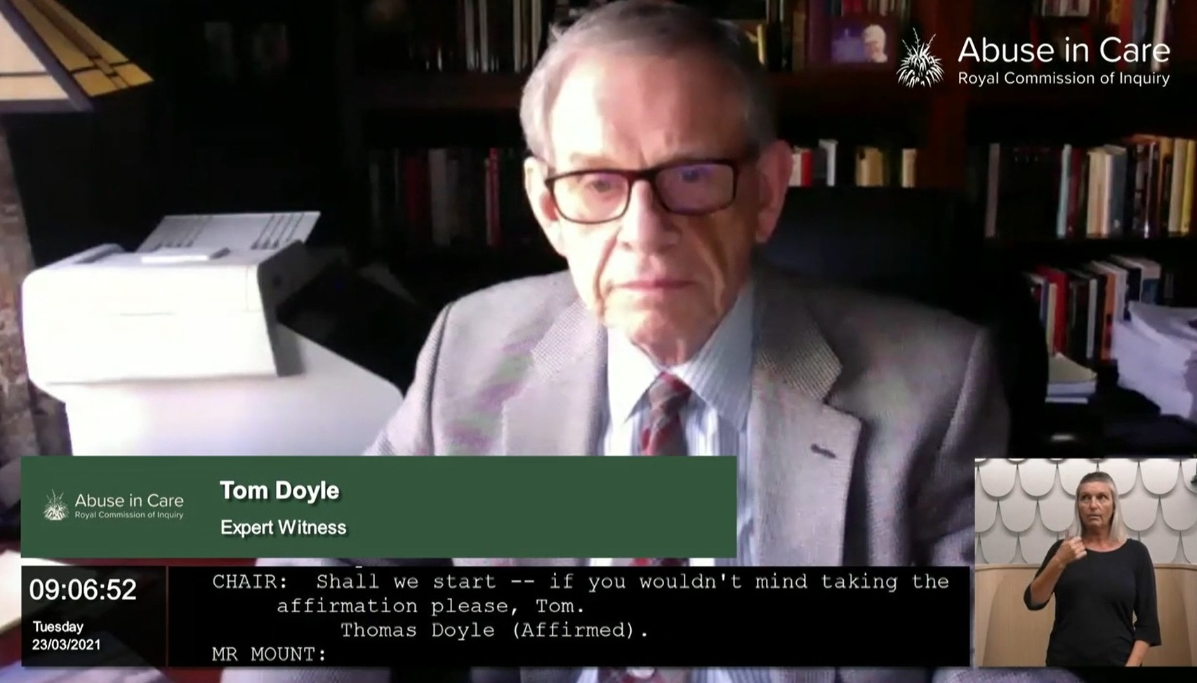 Reverend Dr. Thomas P. Doyle for faith-based redress hearing from Abuse in Care Inquiry on Vimeo.