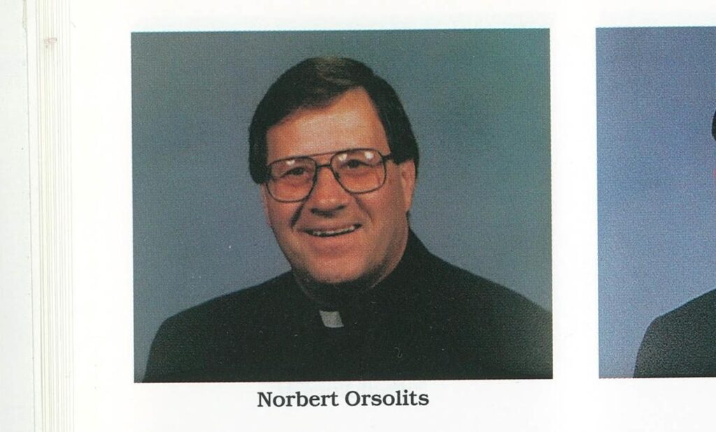 Then-Rev. Norbert Orsolits: His admission to abusing "dozens" of boys triggered a monumental shakeup in the Diocese of Buffalo. (File art)
