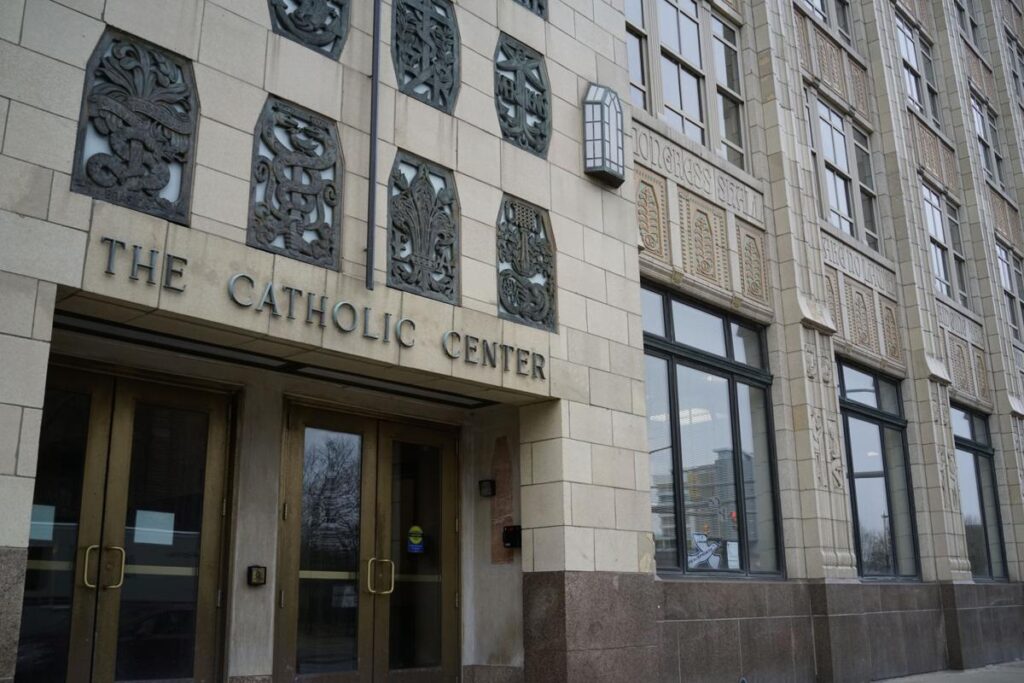 Buffalo Diocese headquarters in downtown Buffalo.  Derek Gee