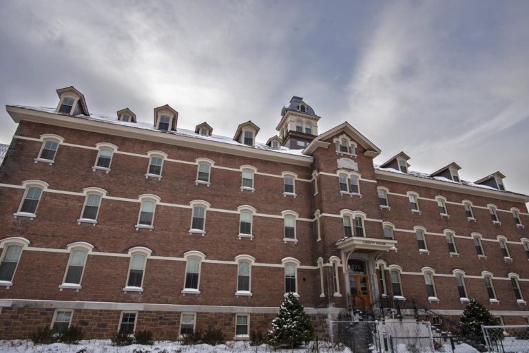 The former St. Joseph’s Catholic Orphanage in Burlington where the Roman Catholic Diocese of Burlington used to be headquartered. Seen on Thursday, November 14, 2019. Photo by Glenn Russell/VTDigger