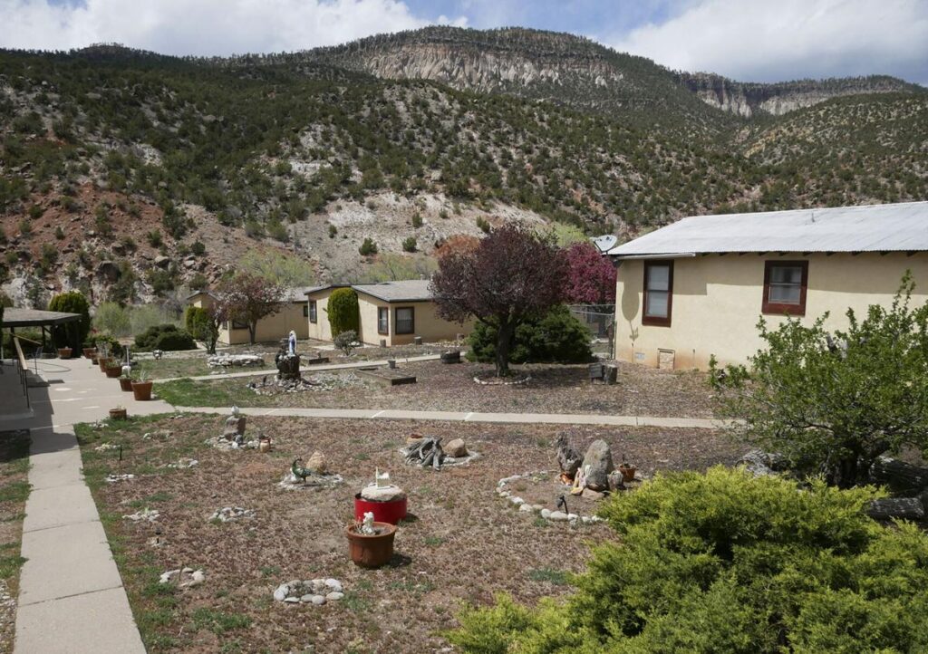 Lodging units in a complex near Mary, Mother of Priests Catholic Church. Matt Dahlseid / The New Mexican