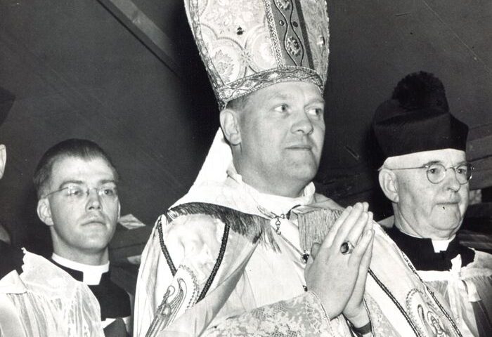 The Republican file photo (custom credit) The Most Rev. Christopher J. Weldon at his installation as bishop of the Roman Catholic Diocese of Springfield in March 1950.