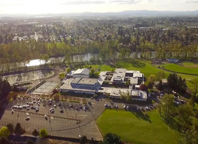 Marist Catholic High School in Eugene, Oregon, where Brother Robert Ryan worked in the 1970s. He is accused in a recently filed lawsuit of repeatedly molesting a male former student there. Marist Brothers